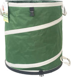 46-Gallon Collapsible Trash Can (22x28 in) Hard-Shell Bottom Yard Garden Bag for Yard Waste,Debris Container,Pop-Up Recycling Bin,Camping Waste Bag,Laundry Hamper,Lawn Grass,Leaf Bag,Sods,Weeds Barrel