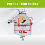 632113A Carburetor for Tecumseh 632113A 632113 HS40 HSSK40 Engines Toro 421 521 Snowblower 4hp 5hp Engines 38010 38015 38250 Snowthrower Replace MFG 1427 Oregon 50-662 056-326