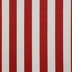 RSH DECOR: Deep Seating Cushion with Pillow Back | 25” x 25” Seat | Water and Fade-Resistant Spun Fabric | Outdoor Chair Cushion Set for Patio Furniture | Red & White Stripe