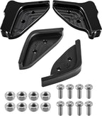 Single Stage Snow Blower Protective Slide Skid Shoes Kit Compatible with Ego 21" SNT2112 SNT2114 SNT2110 SNT2100 SNT2101 SNT2102 SNT2102 with 8 Mounting Screws, Black
