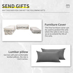 Patio Furniture Set, 5-Piece Outdoor Wicker Conversation Set with All-Weather PE Rattan, Anti-Slip Cushions & Ottomans, Sectional Sofa for Patio, Balcony & Deck, Grey