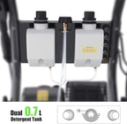 Gas Pressure Washer, 4200 PSI and 4.0 Max GPM Commercial Gas Power Washer, Spray Gun and Wand, 5 Nozzle Set, for Cars/Fences/Driveways/Homes/Patios/Furniture