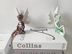Fairy Garden Figurines Outdoor,Sitting Fairy Statues,Resin Garden Sculptures & Statues,Angel Figurines for Outside(White)