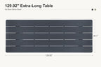 PURPLE LEAF 11 Pieces Patio Dining Set Outdoor Modern Conversation Set Rectangular Aluminum Dining Table and Chairs with Olefin Cushions Pillows for Garden Backyard Kitchen Grey