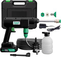 Zippi Hydro Cleaner Deluxe 2025 – Cordless High-Pressure Scrubber with Foam Dispenser, 3000 mAh Rechargeable & Lightweight for Efficient Outdoor Tile, Grout, and Surface Cleaning