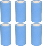 A or C Meltblown Pool Filter Replacement Type III Pool Filter Compatible with Intex 29000E/59900E Easy Set, Summer Escapes, Inflatable Swimming Pool, A/C Pack of 6