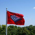 FLAGWIN Arkansas Flag 3x5 FT - 3 Ply Double Sided Polyester Arkansas State Flag with Brass Grommets - Vivid Color and Fade Proof State of Arkansas Flags 3x5 Outdoor