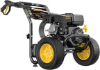 BLUBERY 3600 PSI Gas Pressure Washer, 2.7 GPM Heavy Duty High Power Washer, 30Ft Pressure Hose&Soap Tank,5 Pressure Nozzles,Black