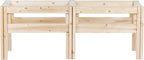 Greenes Fence Four Bucket Elevated Cedar Wood Garden Frame, 54 in. x 16 in. x 20 in. - Made in USA with North American Cedar