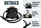 VIB80 12VDC Vibrator Vibration Motor for Salt Sand Spreader and Concrete Mixer 75Hz 80LBS