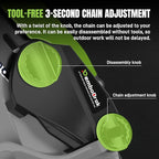 6-Inch Electric Chainsaw Cordless, Lightweight & Portable Chainsaw for Tree Trimming, Pruning, and Small Wood Cutting | 20V Lithium-Ion Battery | Ideal for Home Garden, DIY Projects