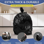 8 Gallon Trash Bags Heavy Duty - 30 Liters Black Garbage Bags,0.94 Mil Thick,220 Count,Medium Leakproof and Unscented Wastebasket Can Liners for Kitchen Home Toilet