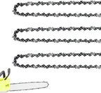 3 Pack 16 Inch Chainsaw Chain 3/8" LP Pitch, 050" Gauge, 56 Drive Links, 16" Chainsaw Chains Low-Kickback Fits for Craftsman, Ryobi, Echo, Greenworks and More