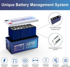 24V 100AH Bluetooth Low Temp Cutoff LiFePO4 Lithium Battery with 2560W, Built-in 100A BMS, 5000+ Cycles Rechargeable Deep Cycle Battery, for Camper, Solar Home and Off-Grid Applications