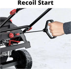 21-Inch 212cc Gas Snow Blower, Single-Stage Snow Thrower with Recoil Start, 180° Adjustable Chute, 21" Clearing Width, 8-in Wheels, Lightweight Snow Removal for Driveway & Sidewalks