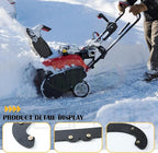 117-7700 Snow Blower Paddles with 117-7717 Scraper Blade Replaces Toro 117-7700 for Toro Power Clear 180 418ZE 418ZR 518ZE 518ZR 38282 38472 38473 38273 38283, 18" Power Clear Snowthrower