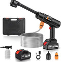 Cordless Pressure Washer, 900PSI Portable Power Washer, hidrolavadora portatil, 3.0Ah Battery Powered Pressure Washer with 6-in-1 Nozzle, Handheld Pressure Car Washer for Car/Yard/Garden
