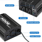 300W Power Inverter DC 12V to 110V AC Car Inverter with 4.2A Dual USB Car Adapter
