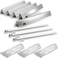 Grill Replacement Parts for Weber Genesis II 300 Series Gas Grills, 17 Inch Flavorizer Bars Heat Deflectors 3 Burner Tubes Kit for Weber 7489 67490 67491 LP and NG BBQ Grill Models