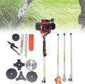 52CC 2-Strokes Brush Cutter Grass Trimmer, 10 in 1 Lawn Mower Pruner Tool Gasoline Powered Weed Wacker Brush Cutter Multifunctional Trimming Tools for Lawn and Garden Tree Trimming