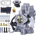 YFM350 Carburetor and Intake Manifold Compatible with Yamaha Warrior 350 YFM350 X 1987-2004 ATV Quad Carb Hand Choke