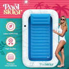 Premium Inflatable Tanning Pool Lounger | Large Inflatable Tanning Bed for Adults - 4 in 1 Multipurpose Suntan Tub | Pool Floats Adults, Inflatable Pool Float | Tanning Float - Sunbathing Pool Raft