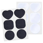 Heavy Duty Repair Patch Kit for Bounce House, Fabric, Tent, Canvas, Canopy, Pool Floats, RV Awning, Boat Covers, Waterproof, Clear and Black, 12PCS