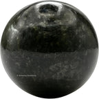 Amazing Gemstone Nuummite Crystal Ball with Stand - 2" Inches Crystal Sphere Meditation Balls for Witchcraft and Decorative Balls