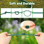 Bonviee 50ft 1/4 inch Drip Irrigation Tubing, Drip Irrigation Hose, Garden Watering Tube Line for Garden Watering System-Green