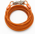 IntelliLeash 40FT Tie-Out Cables for Dogs - Strong, Safe, and Durable Dog Tie-Outs for Small Dogs up to 125 Pounds - Weather and Wear Resistant Galvanized Aircraft Cable for Outside Use