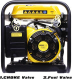 Aceup Energy 1,500W Gas Powered Generator, Portable Generator 4-Stroke 79.8cc, EPA Compliant
