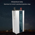 WZRELB 1000W Pure Sine Wave Inverter 12V DC to 110V 120V AC,Car Power Inverter with Dual AC Outlets, LED Display,Off-Grid Portable Power Converter for Home, RV, Truck, Camping