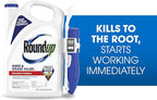 Roundup Weed & Grass Killer₄ with Comfort Wand, Use in and Around Flower Beds, Trees, and Driveways, 1 gal.