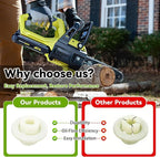 537485001 Oil Pump Worm Gear, for Ryobi RY40503, RY40580 40V 14" Cordless Chainsaw Oil Pump - 2 Pcs ﻿