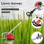 Gasoline Lawn Mower,Cordless Weed Wacker,Hedge Trimmer 52cc Petrol Hedge Trimmer Chainsaw Brush Cutter Red