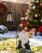 Garden Gnomes Outdoor Statue with Solar Lights,Solar Gnomes Decorations for Yard Outdoor gnome Decorations for Garden, Patio Gnome Gifts for Mom