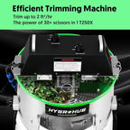 Bud Trimmer 14 inch, Electric Leaf Bowl Trimming Machine, No Plant Damage for Twist Spin Cutting Stripping Leaves, Buds, Flowers, Hydroponic Plants, Weeds, Herb, with Dry Grate