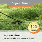 Cluparis 5-Pound 105 Heavy Duty Sawtooth Trimmer Line, 0.105" x 1129-Foot Sawtooth Weed Eater String Fits Medium & Heavy Grass & Weeds,105 Trimmer String Weed Wacker for Weedeater Line of Nylon