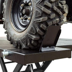 Black Widow Air Over Hydraulic UTV ATV Lift Table 2,500 lb. Maximum Capacity 60" Wide with Side Extensions