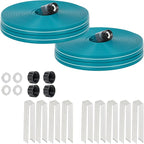 LINEX Sprinkler Soaker Hose 75 ft 2 pack for Garden Lawn Watering Hose with Stakes