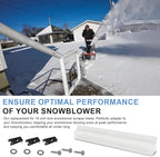 38267 Replacement Scraper Blade and Hardware Kit Fits for Toro 18" Power Clear Single Stage Snowthrowers, fit 1 x 117-7717 Spare Scraper, Help Optimum Performance for Toro Power Clear 18" Snow thrower
