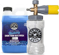 Chemical Guys Big Mouth Max Release Foam Cannon and Blueberry Snow Foam Car Wash Soap, 64 fl oz - Car, Truck, SUV, RV & Boat Wash (Big Mouth Cannon Connects to Pressure Washer) 34 oz Bottle - 2 Items