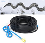 TDSF1 12ft Roof Heat Cable, Self-Regulating, ETL Certified, Perfect for Preventing Ice Dams on Roofs and Gutters, 120V