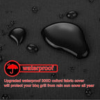 BBQ Grill Cover, 32-Inch Heavy Duty Waterproof UV Resistant Tear Resistant Barbecue Gas Grill Cover for Outdoor Grill, Fit for Nexgrill Brinkmann Weber Char-Broil