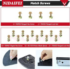 1687806 Snow Blower Auger Paddles Kit with 1752660AYP Scraper Replaces Snapper 1687489 1687489YP 1687628YP 1739727 1752606 1752606YP for Murray SS822E 7522ES 1022E 22" Single Stage Snowblower