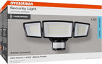 Sylvania 23W Security LED Light with Motion Sensor, Hardwired, 3500 LMS, Wet Rated, 5000K, Daylight - 1 Pack (66479)