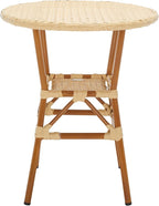 SAFAVIEH Outdoor Collection California Natural Bistro Table (Fully Assembled)