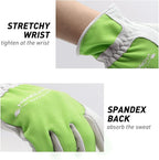 HANDLANDY Women Safety Work Gloves Utility Touch Screen Working Grip Glove for Yardwork Gardening Breathable Mechanic Gloves