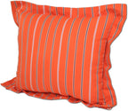Comfort Classics Set of 2 Outdoor Patio Reversible Pillow Back with Double Flange 20" L x 23" W x 5" H. Polyester Fabric Trellis Inc.