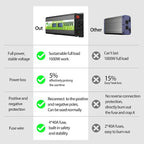 1000 Watt Inverter, 12v Dc to 110v Ac Inverter,Power Inverters for Vehicles, Ac Outlets and 2 USB Ports for Cars, Trucks, Rvs, Homes and Camping